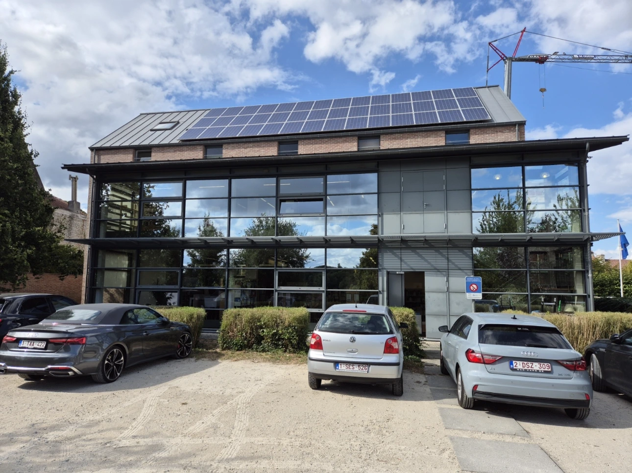 Grande façade vitrée